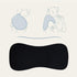 lazyrhino 8 Pack Baby Burp Cloths, Unisex for Boys and Girls, Super Absorbent and Soft Towel,Solid Color (Black)