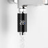HanOaki LED Shower Thermometer Display for Baby Bathtub Copper ABS Black Silver