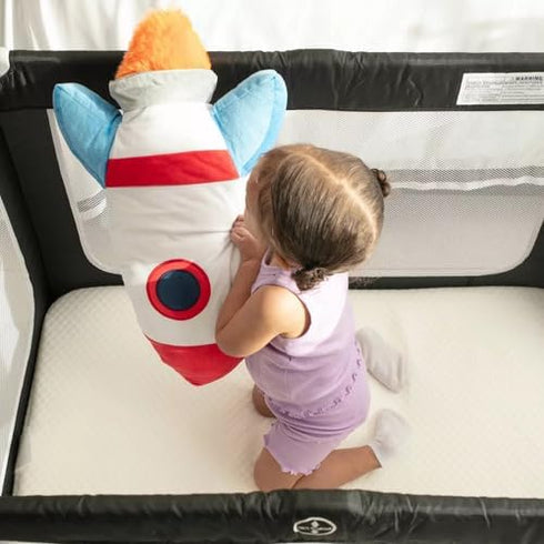 Pack 38"x26" Pack 1.5" and Play Mattress w/Travel Carry Bag, Playard Mattress N Play Mattress Topper Washable