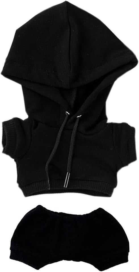 niannyyhouse 20cm Plush Doll Clothes - Elastic Solid Sportswear Suits, Soft Stuffed Toy Dress Up Accessories