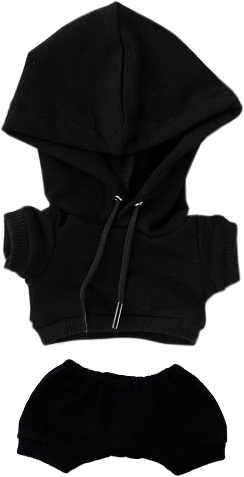 niannyyhouse 20cm Plush Doll Clothes - Elastic Solid Sportswear Suits, Soft Stuffed Toy Dress Up Accessories
