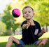 Mini Footballs, 5” Spiral Foam Footballs, Small Kids Football, 4 Pack (Green, Yellow, Orange, Pink)