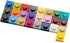 Classic Blue Plates Bulk - 200 Piece 1x1 Building Plates Flat, Compatible with Lego Parts (Color: Blue)