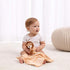 Apricot Lamb Stuffed Animals Security Blanket, Yellow Lion Infant Nursery Character Blanket