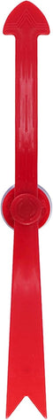 Large Arrow Spinner, 11.8 in/30 cm, Red Plastic with Suction Cup, Spinners
