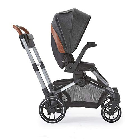 Contours Element Baby Stroller Snack Tray and Cup Holder Accessory, Black