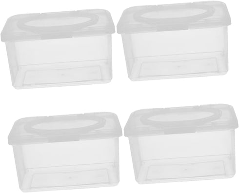 Mobestech Wipe Dispenser Holder Reusable Wipes Case with Sealed Lid Multi Functional