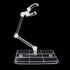 Transparent Action Figure Stand, Doll Model Display Holder Base, Compatible with HG RG SD SHF Gundam 1/144