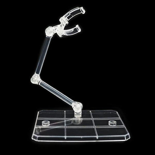 Transparent Action Figure Stand, Doll Display Holder Base for HG RG SD SHF Gundam Toy Collectibles