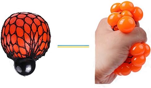 FIREBOOMOON 3 Stress Relief Squeezing Soft Rubber Vent Grape Ball Hand Wrist Toy Funny Geek Gadget Vent Toy