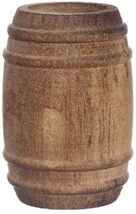 Melody Jane Dolls Houses 1:12 Dolls House Miniature Scale Pub Bar Accessory Wooden Wine Beer Barrel