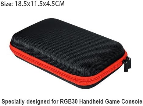 EVA Hard Case for Powkiddy RGB30/Retroid Pocket 2S/RG353PS, Waterproof Carrying Case for Handheld Game Console