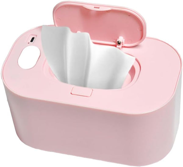Karlak Baby Wipe Warmer Large acity Baby Wet Wipes Warmer Dispenser USB Powered,