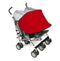 Manito Sun Shade for Twin Stroller (Red)