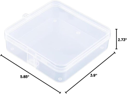 Saccgt Portable Baby Infant Teether for Case ansparent Holder Pacifier Chain Storage Box Newborn Outdoor avel Clear