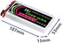CBB 11.1V 3500mAh 8C FS-GT3B GT2 1 Pack Lipo Battery Rechargeable for Flysky Transmitter Remote Controller with USB