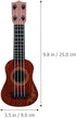 Zerodeko 3 PCS Classical Ukulele Instrument - Kids Toy Toddler Guitar with 4 Nylon Strings, Educational Musical Toy for