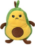 Avocado Reversible Mood Plushie Stuffed Animal - Double-Sided Green and Yellow - Show Your Mood Without Saying a Word