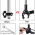 Adjustable Umbrella Mount Holder, No Need Wrench to Attach/Detach, Clamp for Wheelchairs, Walker, Stroller, Black
