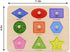AILE Toddler Shape Peg Puzzle Board - Learning Toy for Preschoolers