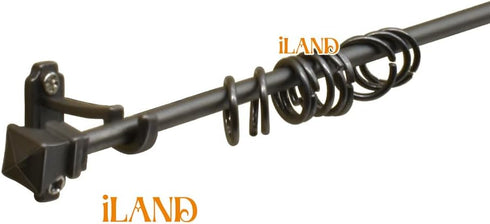 1/12 iLAND Dollhouse Accessories on Scale, Dollhouse Decor of Mini Curtain Rods, Dollhouse Kitchen Hangers (Classical