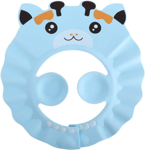 Generic Baby Shower Shampoo Cap Adjustable Safe Shower Bathing Cap Hair Wash Eye