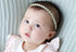 4pcs Lace Bows Baby Headbands for Girls - Soft Elastic Flower Bows Hair Accessories