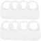 lazyrhino 8 Pack Baby Bibs Unisex Adjustable with Snaps Ultra Soft Absorbent Drooling