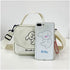 NCDUANSAN backpack backpack Kawaii girl people Messenger bag mini small cute Korean INS puppy pattern(WHITE)
