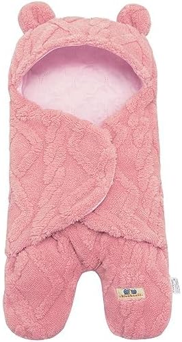 Cozy Soft Pink Newborn Swaddling Blanket - Breathable