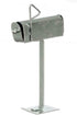 Melody Jane Dollhouse Aluminium Mailbox Miniature 1:12 Garden Accessory