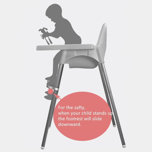 IKEA Antilop High Chair Footrest - Adjustable for Comfort