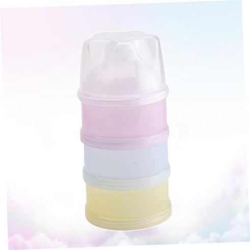 MERRYHAPY Twist-Lock Formula Powder Dispenser Snack Container PP Material Food Storage Box with Funnel Mouth Portable