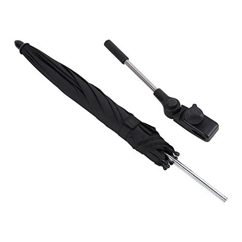 Beach Umbrella,Sun Umbrella,Umbrella Stroller,Baby Stroller Umbrella Parasol, Sun Umbrella with Clamp for Trolley