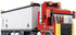 General Jim's Big Red Semi-Truck Building Blocks Vehicle | Compatible with Lego and Major Brick Brands