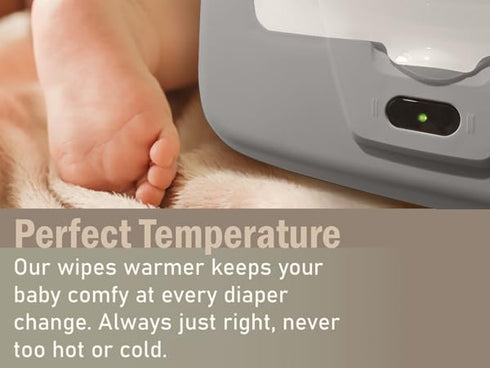 Warm Baby Wipe Dispenser - Convenient Case with Easy Press Function