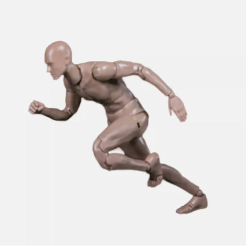 1:12 Scale Male Figure Body, 6in Flexible Drawman Action Figure Doll, Miniature Figure Collection