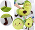 27 Inch Large Green Simulation Avocado Plush Toy Doll, Holiday Warm Gift Plush Toy Pillows (Seated-35Inch)