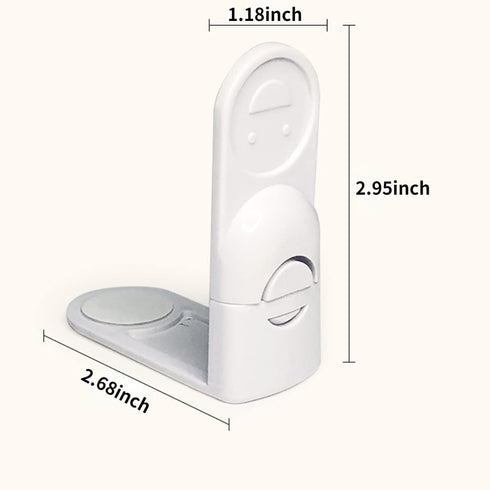 2 Pack Child Safety Refrigerator Lock - Anti-Opening Locks for Home Fridge Freezer Door with 3M Adhesive