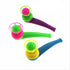 3pcs Random Color Floating Blow Pipe Balls - Stress Reliever Balance Blowing Toys for Kids