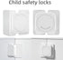Cabinet Lock for Children - Safety Lock for Cabinets, Drawers, Refrigerators, Windows, Easy to Install (5 Flat Lock + 5