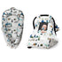 Baby Car Seat Cover, Car Carseat Canopy Boys, Minky Cozy & Baby