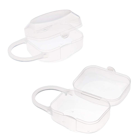 Accmor 4 Pack Pacifier Case, Pacifier Holder Case with Handle, BPA Free Universal Pacifier Container Box for Travel
