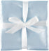 Heavens Cuddles Double Sided Pure Satin Baby Blanket (Light Blue) 48"x36"