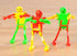 5 Pcs Funny Spring Wind-up Dancing Walking Robot Toy Playset for Kids, Robots Theme Party Activity Role Playing