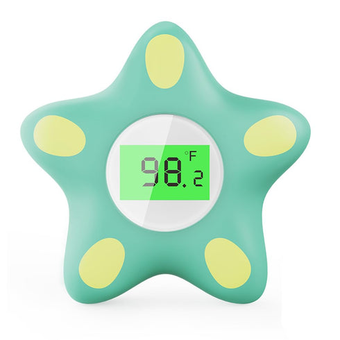 Miedecdel Baby Bath Thermometer, Infant Digital Water Thermometer Safety with 4 Color Backlit