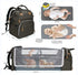 Backpack, Backpack DERJUNSTAR Diaper Bag Large Baby Bag with Changing Pad, Thick Padded Back & Straps, Laptop
