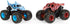 Spin Master 1:64 2-Pack: Octon8er Monster Jam Scale Color-Changing Die-Cast Trucks Megalodon vs.