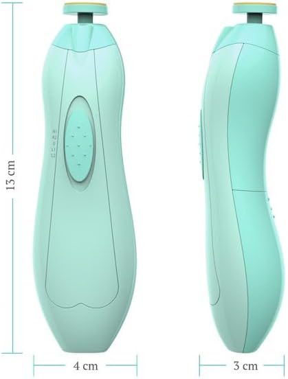 GIFTER Trimmer 6 Electric Nail with Light Clippers File Grinding Heads Whisper-Quiet for Newborns Toddlers and Adults