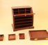 EatingBiting 1:12 Dollhouse Miniature Wooden Drawer Cabinet, Exquisite Handmade Doll Furniture Set